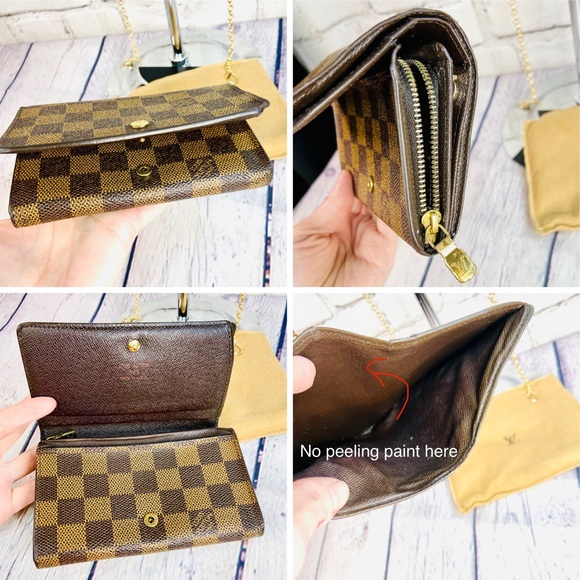 Louis Vuitton Porte Tresor wallet crossbody OR bum bag in Damier Ebene - Picture 4 of 13